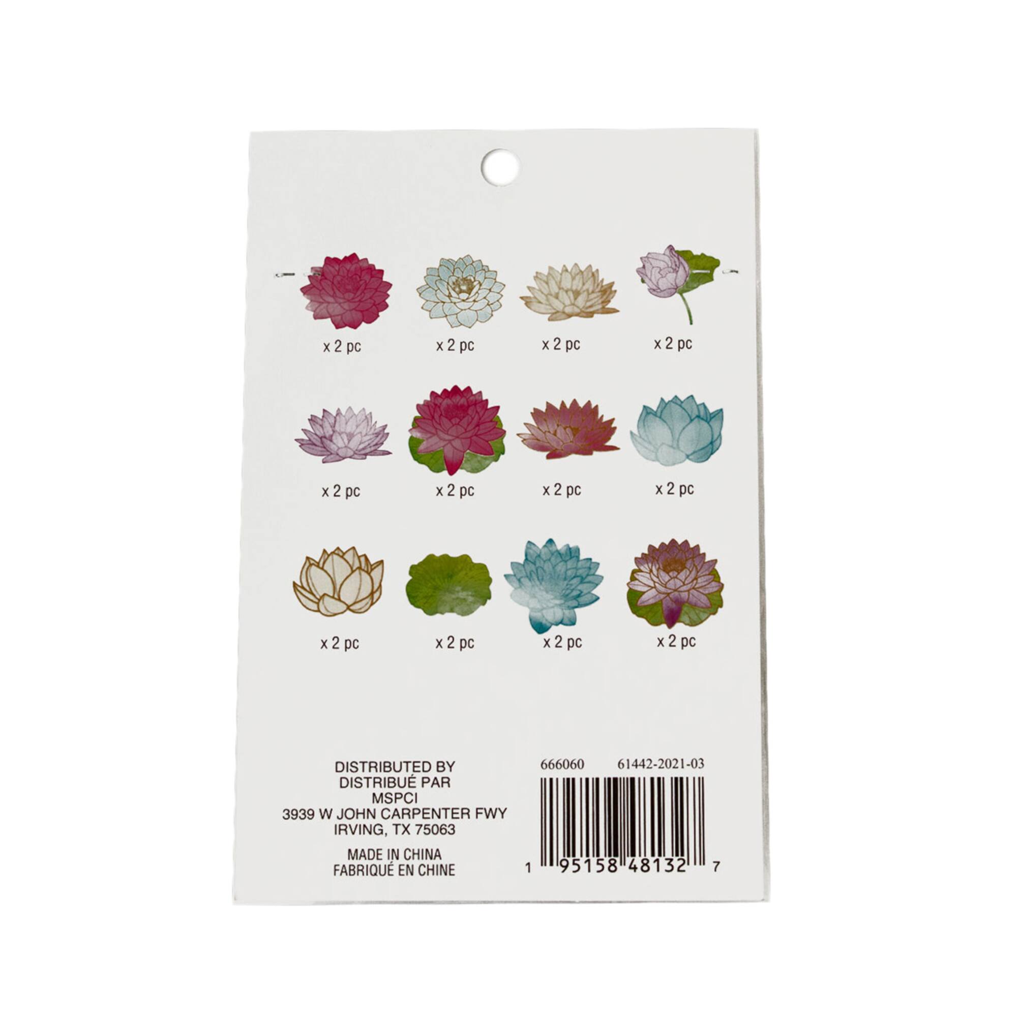 Lotus Flower Die Cut Stickers by Recollections™